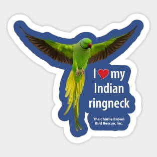 CB Indian Ringneck Parakeet Sticker